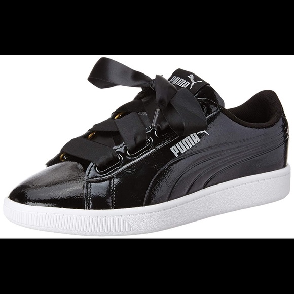 puma vikky ribbon black
